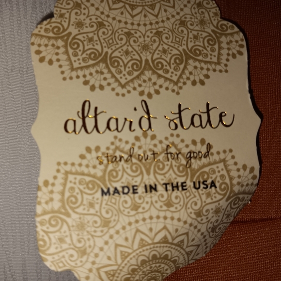 Short sleeveless brown dress size L from Altarid State brand - Picture 2 of 10